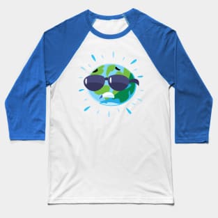 great heat on earth due to the warming of the atmosphere Baseball T-Shirt